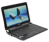 ネットブックPC  Acer aspire One D150　正面