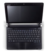 ネットブックPC  Acer aspire One D250　上面